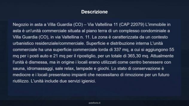 Immobile in asta di 365 m² in vendita a Villa Guardia - Foto 10