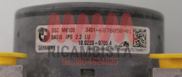 6878051 BMW Serie 2 F45 Active Tourer 2015 guppo pompa ABS