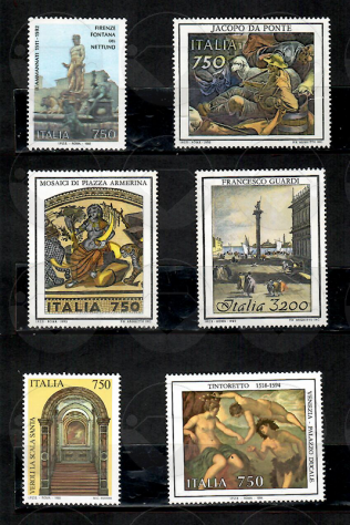 ITALIA francobolli serie: PATRIMONIO ARTISTICO - Foto 4