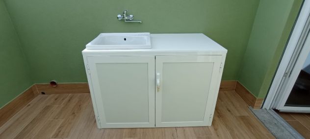 MOBILI CON LAVELLO IN ALLUMINIO DA ESTERNO SU MISURA - Foto 5