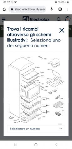 Ricambi USATI per Frigo Rex RC 200 X - Foto 3