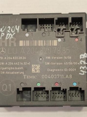 CENTRALINA PORTA POSTERIORE DX MERCEDES Classe C Berlina W204 A2048207885 (07) - Foto 2