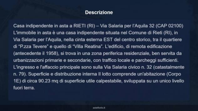 Immobile in asta di 97 m² con più di 5 locali in vendita a Rieti - Foto 15