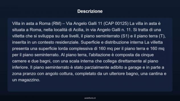 Immobile in asta di 160 m² con più di 5 locali e box auto in vendita a Roma - Foto 4