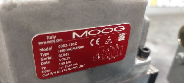 Servovalvola Moog per Plasser - Foto 4