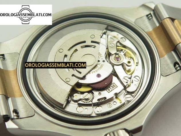 Rolex Replica YACHT-MASTER 116622 1:1 BEST EDITION QUADRANTE NERO SU BRACCIALE SS/RG SA3135 - Foto 13