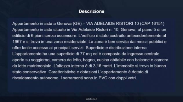 Immobile in asta di 77 m² in vendita a Genova - Foto 14