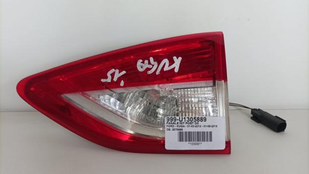 FANALE INT POST DX  999-U1305889 Parti elettriche  Fanaleria  Fanali  Fanale int. post. d FORD - KUGA - 01-03-2013 - 01-08-2016
