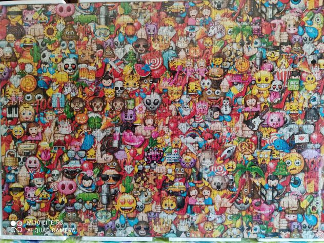 Puzzle Emoji cm 50 x 70 con cornice