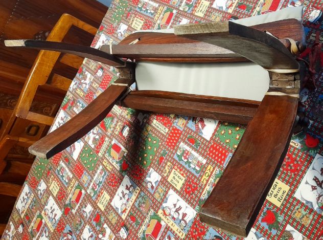 sella in legno etnica per cammello con cuscino - Foto 5