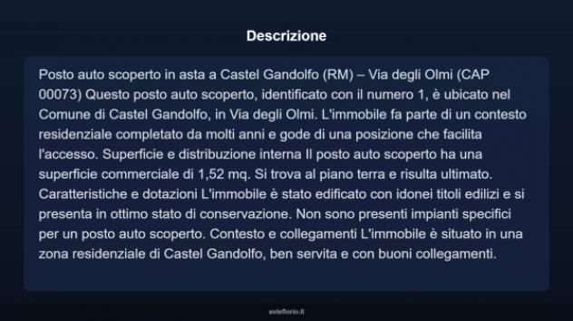 Immobile in asta di 1 m² in vendita a Castel Gandolfo - Foto 3