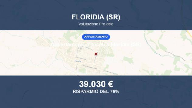 Immobile in asta di 136 m² con più di 5 locali e box auto in vendita a Floridia