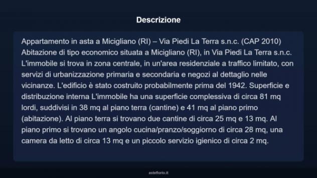 Immobile in asta di 81 m² in vendita a Micigliano - Foto 13