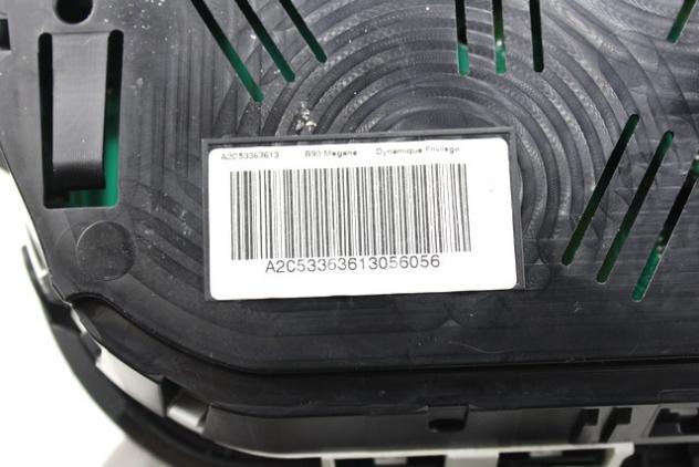 248106944R QUADRO STRUMENTI CONTACHILOMETRI RENAULT MEGANE 3 SW 1.4 B 96KW 6M 5P (2011) RICAMBIO USATO - Foto 3