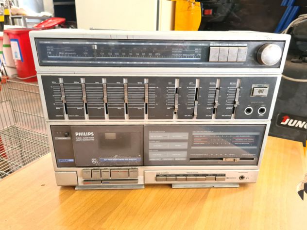 radioregistratore a cassette Philips usato - Foto 3