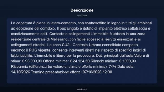 Immobile in asta di 139 m², box auto in vendita a Melissano - Foto 17