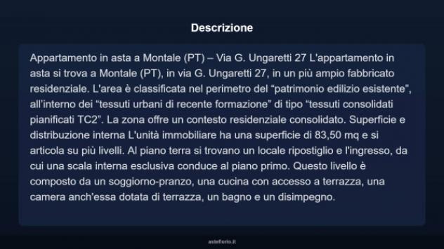Immobile in asta di 83 m², box auto in vendita a Montale - Foto 3