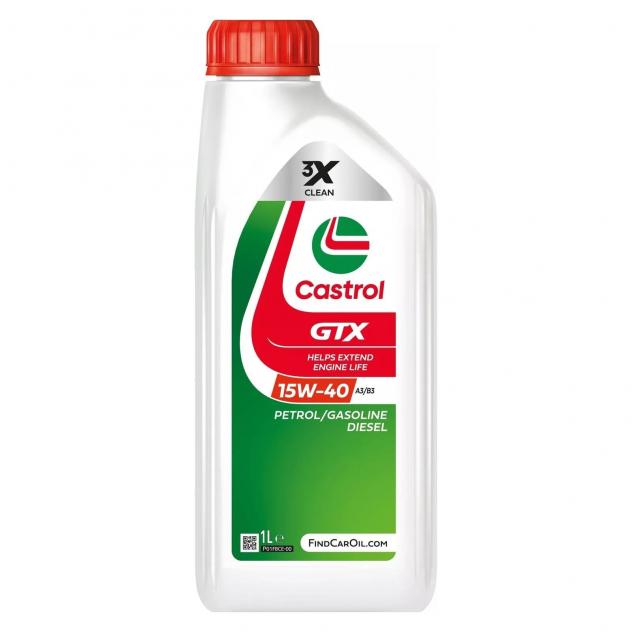 Castrol GTX A3 B3 15W40 Olio Motore Minerale di Alta Qualità