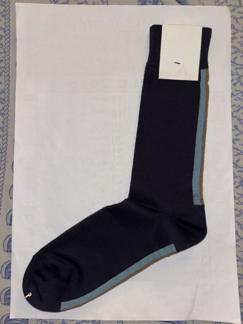 CALZE NUOVE DA UOMO FIRMATE ORIGINALI PAUL SMITH,MADE IN ITALY - Foto 10