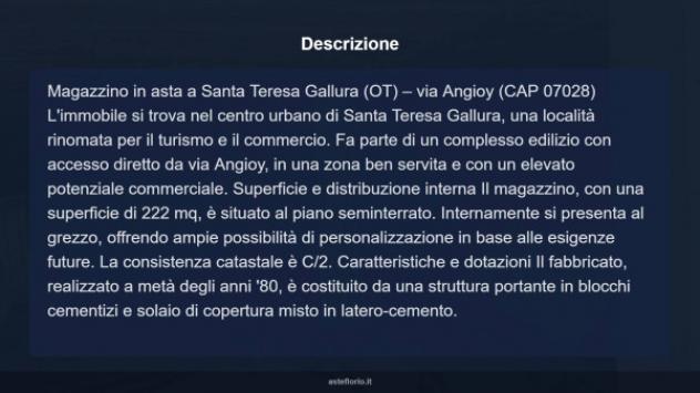 Immobile in asta di 222 m² in vendita a Santa Teresa Gallura - Foto 3