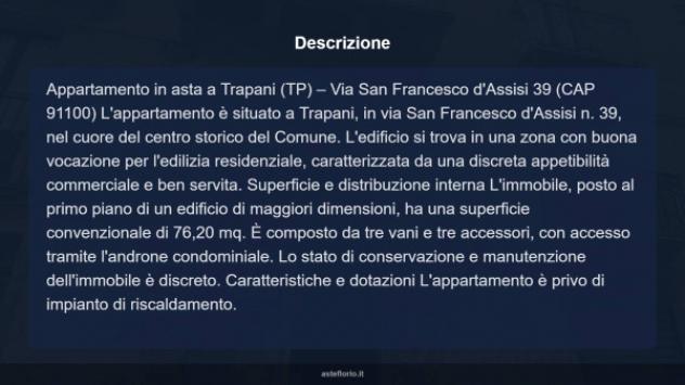 Immobile in asta di 76 m² in vendita a Trapani - Foto 17
