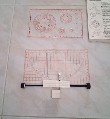 Set Minitecny by Tecnolinea, uno strumento portatile da disegno tecnico vintage