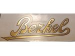 Scritta adesiva nobilitata in similoro per bilance Berkel