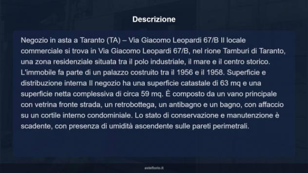 Immobile in asta di 63 m² in vendita a Taranto - Foto 7