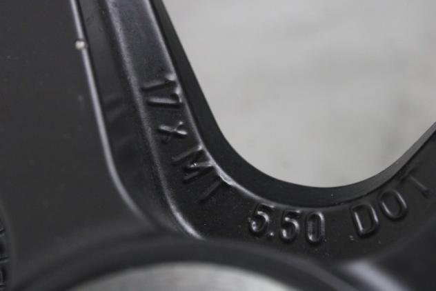 DUCATI 848 50221341A CERCHIO POSTERIORE 17X5.50 07 - 13 REAR WHEEL PICCOLI GRAFFI - Foto 4