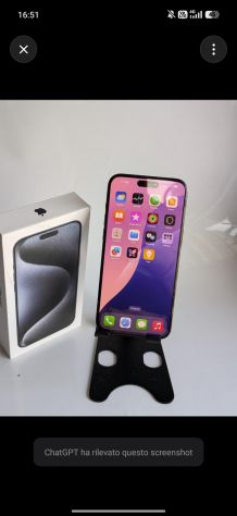 Vendo iPhone 15 Pro Max 256GB Black Titanium – Come Nuovo, Scatola Originale - Foto 6