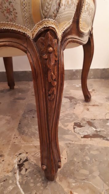 Divano e due poltrone in stile Luigi XV - Foto 10