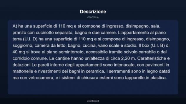 Immobile in asta di 269 m² con più di 5 locali e box auto in vendita a Piacenza - Foto 14