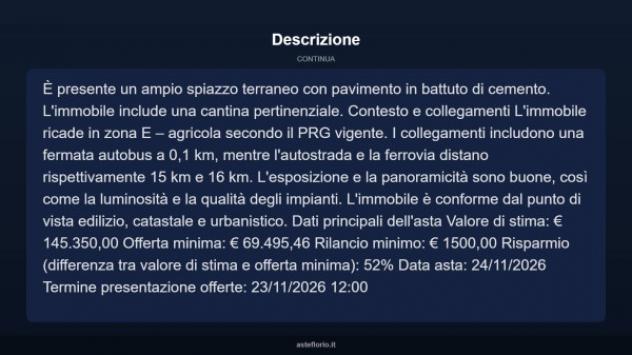 Immobile in asta di 153 m² con più di 5 locali in vendita a Sinagra - Foto 16
