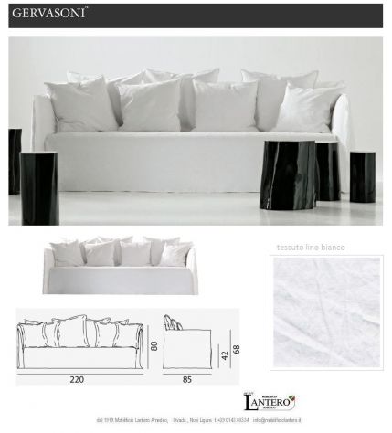 Gervasoni, divano e poltrone GHOST,  design P.Navone, tappeti kilim - Foto 4