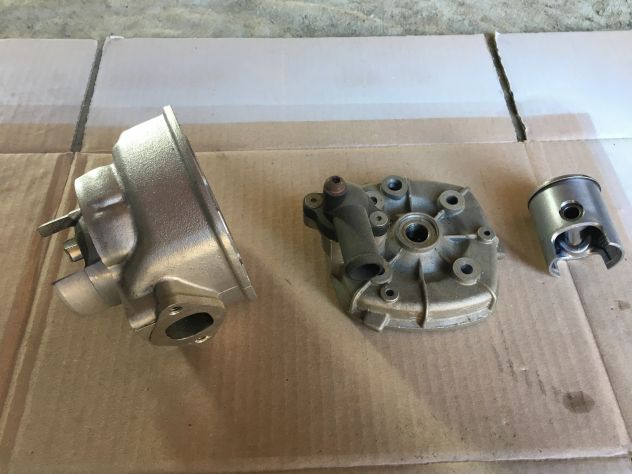 Kit completo Testa Pistone e Cilindro 50 Racing a Liquido H2O Minimotard Polini - Foto 2