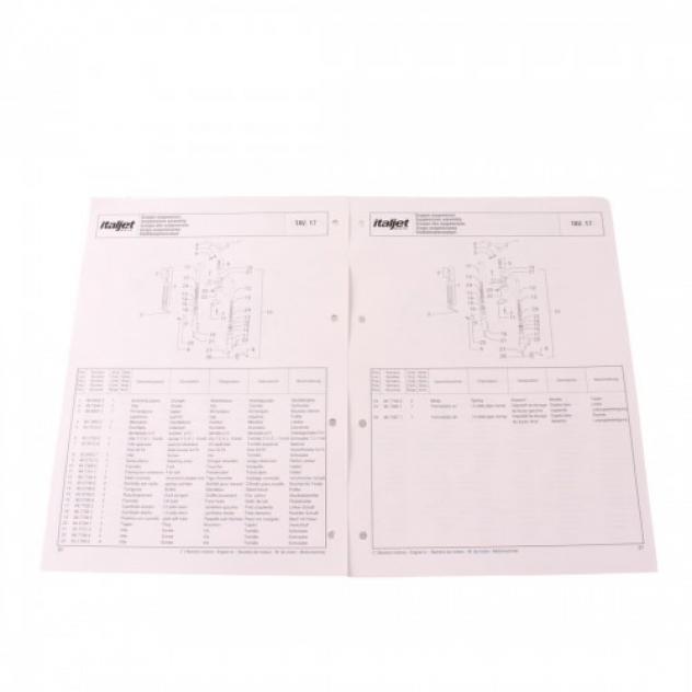 Catalogo ricambi per Italjet Millennium 100 - Foto 4