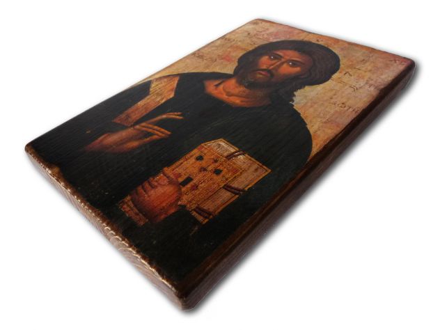 ICONA : Cristo salvatore e datore di vita, Metropolita Jovan, Macedonia 1384-139 - Foto 5