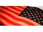 sciarpa cotone usa flag effetto arancio