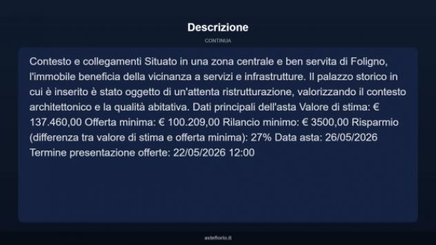 Immobile in asta di 82 m² in vendita a Foligno - Foto 14