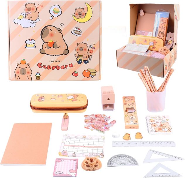 Cartoleria Set Capybara