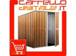 Box prefabbricato, casetta da giardino in lamiera zincata. Capanno ricovero &hellip;