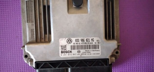 VOLKSWAGEN TOURAN CENTRALINA MOTORE 03G906021MG BOSCH 0281014043