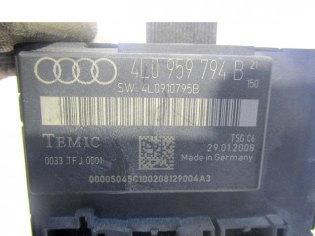 4L0959794B CENTRALINA PORTA PORTA POSTERIORE DESTRA AUDI Q7 4L 3.0 D 4X4 176KW AUT 5P (2008) RICAMBIO USATO 4L0910795B - Foto 2