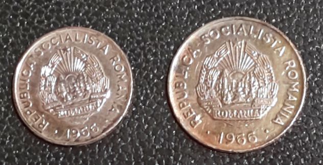 Romania 15 e 25 BANI, 1966, LOTTO N. 2 MONETE. - Foto 5
