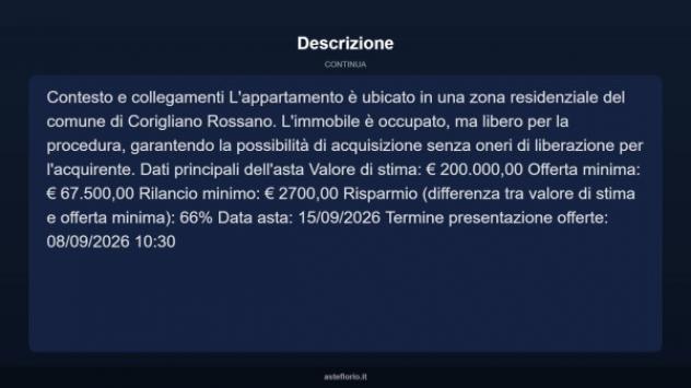 Immobile in asta di 239 m² con più di 5 locali in vendita a Corigliano-Rossano - Foto 7