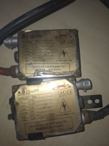 N° 2 CENTRALINE XENON 35W K.D. 212-L300 USATE - Foto 3