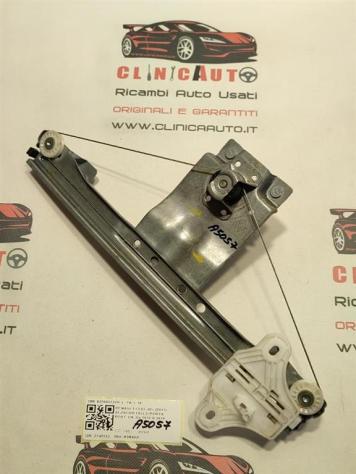 MECCANISMO ALZAVETRO POST. DX RENAULT Clio Serie 827003722R K9K608 (0815) - Foto 3