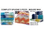 MISSONI set spugne asciugamani completi bagno 5 pezzi 3 modelli