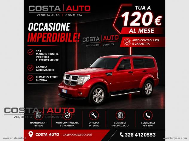 DODGE Nitro 2.8 CRD 4WD Auto GANCIO TRAINO FINANZIABILE