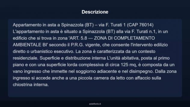 Immobile in asta di 125 m² in vendita a Spinazzola - Foto 3